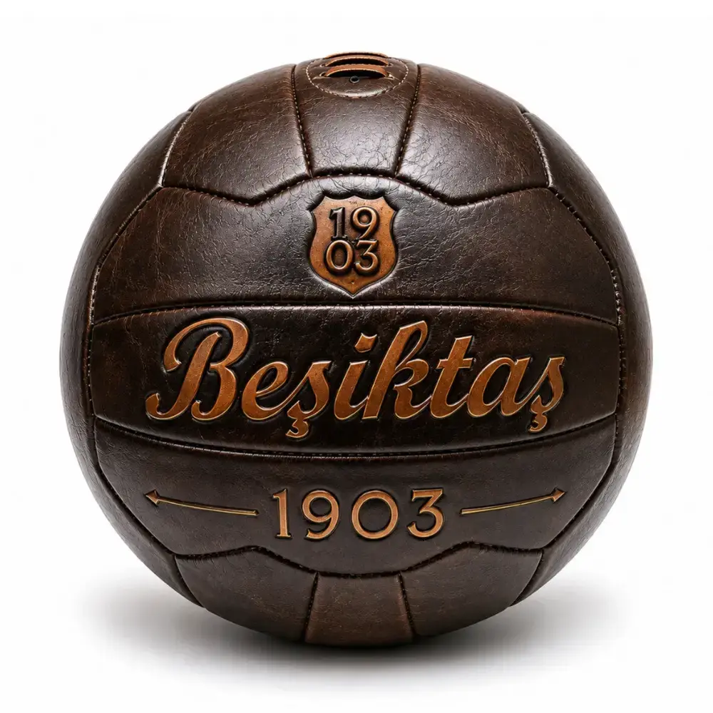 Beşiktaş Futbol Topu Nostalji Kahve - 1