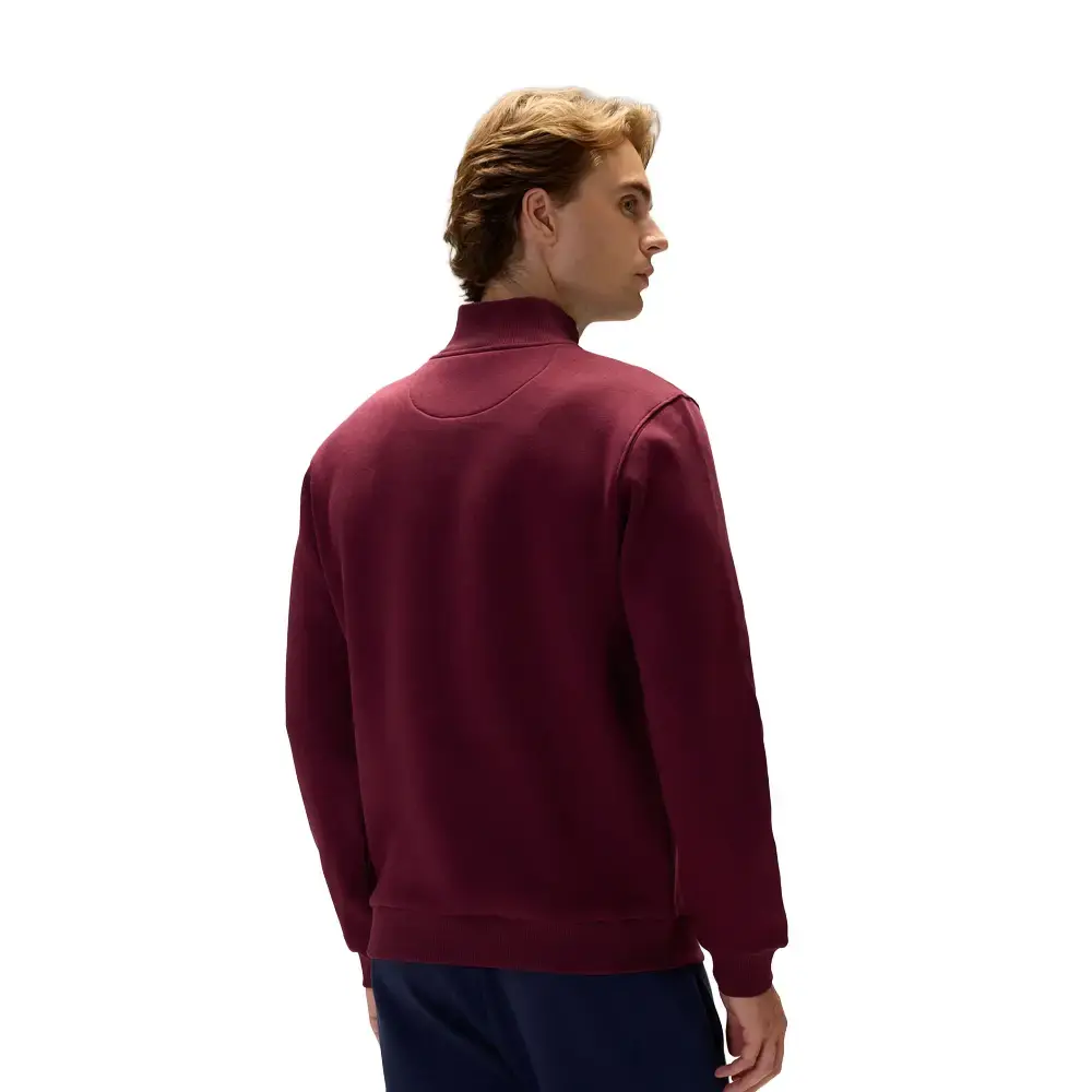 Ellesse 6wm1010 Fermuarlı Sweatshirt Bordo - 3