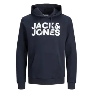 Jack & Jones 12152840 Jjecorp Logo Sweat Hood Noos Lacivert - Jack & Jones