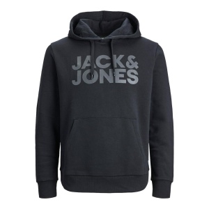 Jack & Jones 12152840 Jjecorp Logo Sweat Siyah Büyük - Jack & Jones