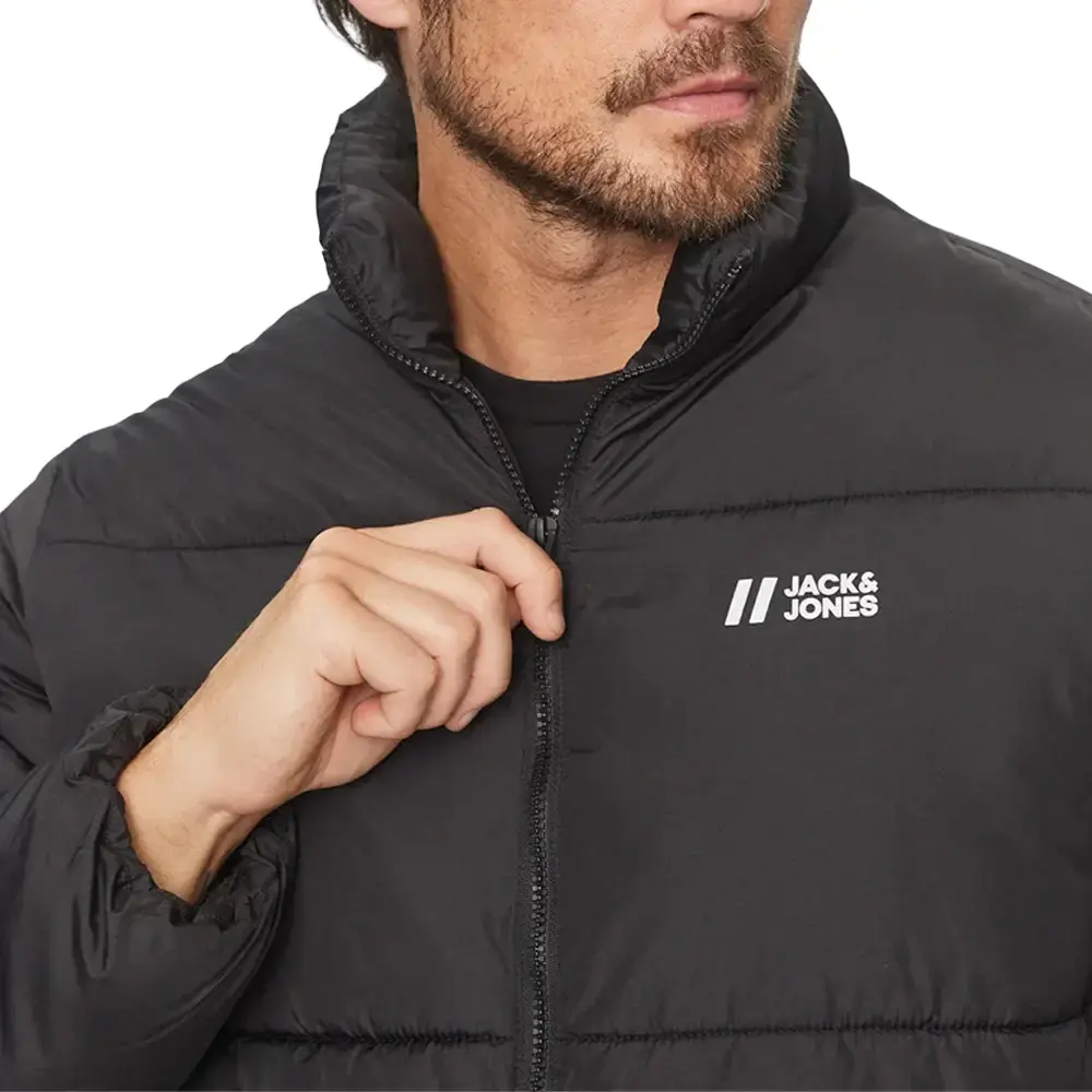 Jack & Jones 12238745 Jjmax Puffer Mont Siyah - 4