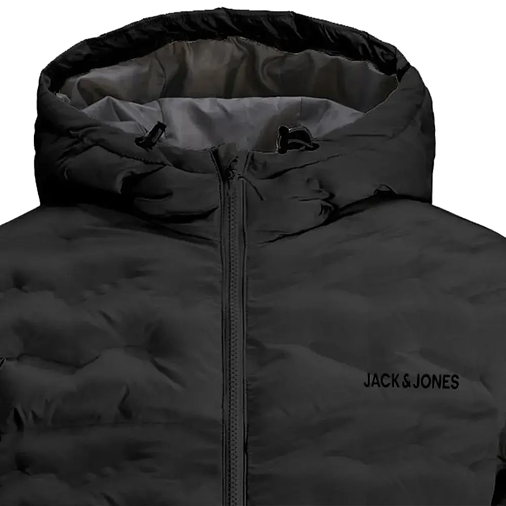 Jack & Jones 12250429 Jcowin Quilted Ceket Smu Siyah - 3