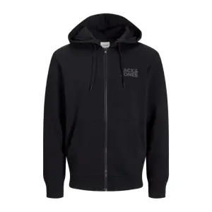 Jack & Jones 12265177 Jjecorp Logo Sweat Zip Hood Noos Eşofman Üstü Siyah - Jack & Jones