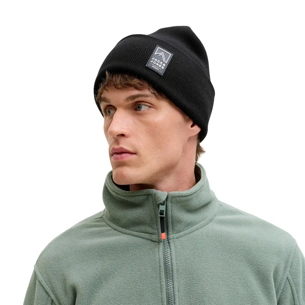 Jack & Jones 12286472 Jacalpes Beanie Ski Bere Siyah - 2