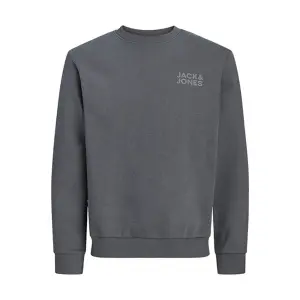 Jack & Jones 12290659 Jorlogo Crew Neck Tt Sweatshirt Gri - Jack & Jones