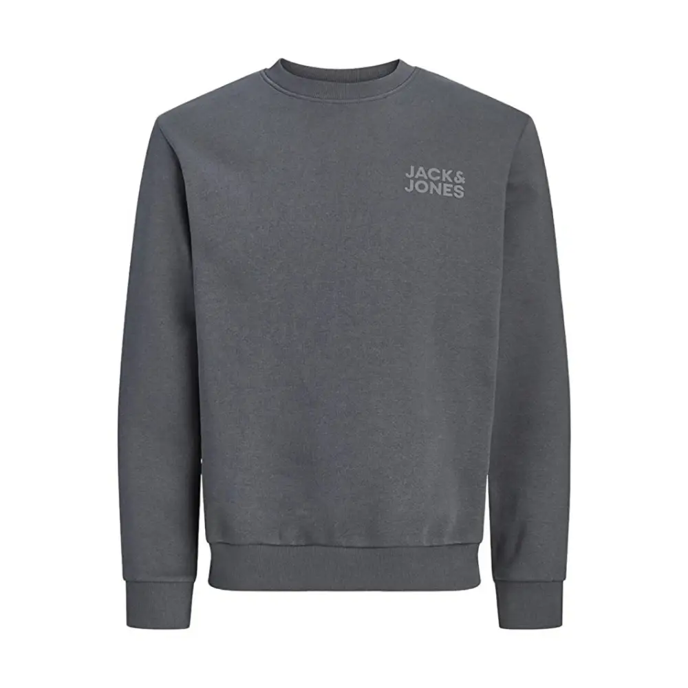Jack & Jones 12290659 Jorlogo Crew Neck Tt Sweatshirt Gri - 1