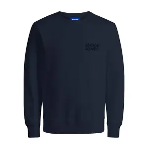 Jack & Jones 12290659 Jorlogo Crew Neck Tt Sweatshirt Lacivert - Jack & Jones
