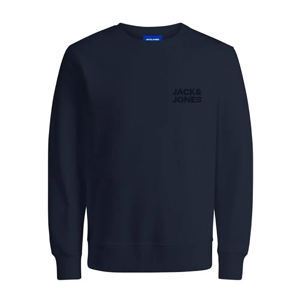 Jack & Jones 12290659 Jorlogo Crew Neck Tt Sweatshirt Lacivert - 1