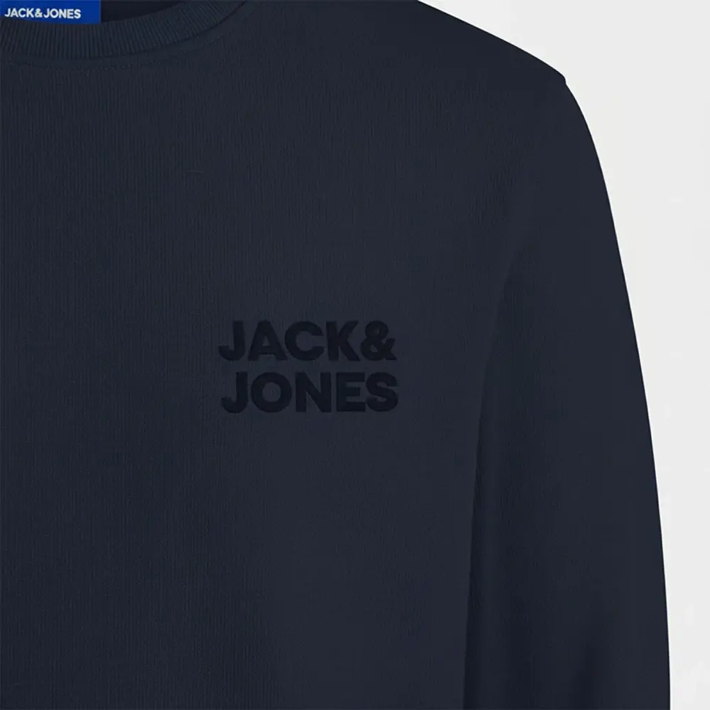 Jack & Jones 12290659 Jorlogo Crew Neck Tt Sweatshirt Lacivert - 2