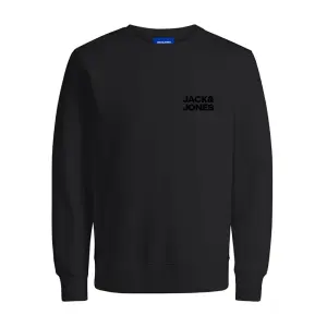 Jack & Jones 12290659 Jorlogo Crew Neck Tt Sweatshirt Siyah - Jack & Jones