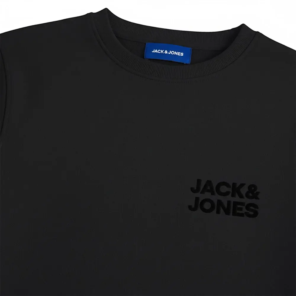 Jack & Jones 12290659 Jorlogo Crew Neck Tt Sweatshirt Siyah - 2