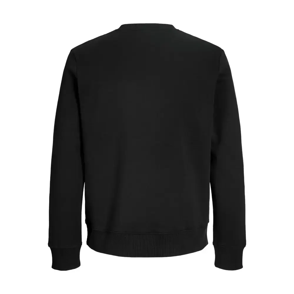 Jack & Jones 12298426 Jjrush Crew Neck Sn Sweatshirt Siyah - 2