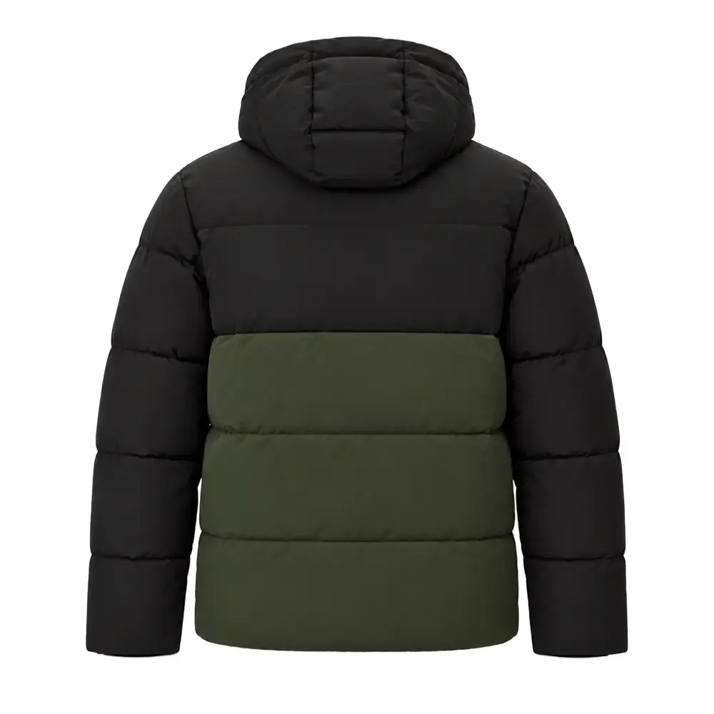 Jack & Jones 12298858 Jjbecks Puffer Sn Mont Haki-Siyah - 2