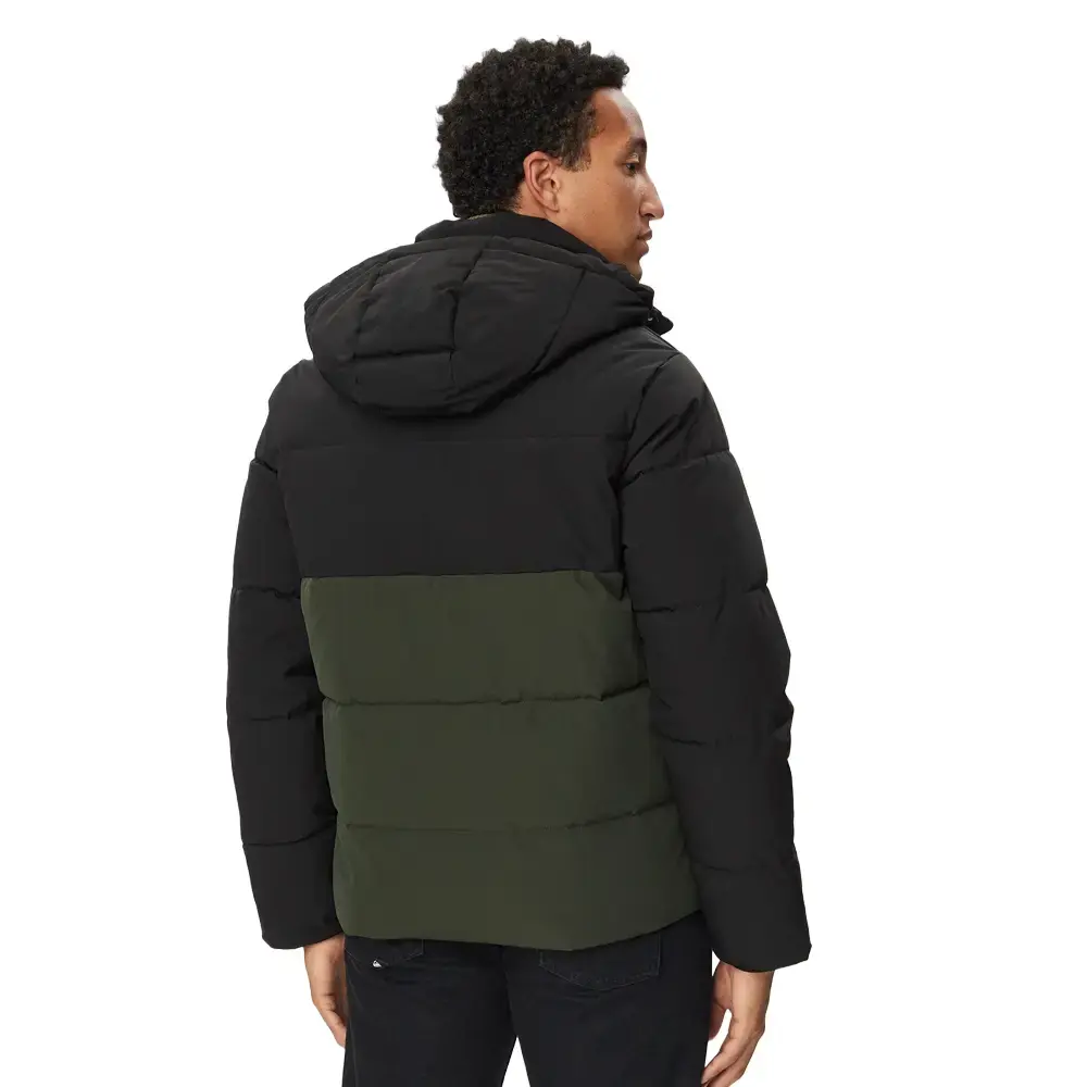 Jack & Jones 12298858 Jjbecks Puffer Sn Mont Haki-Siyah - 4