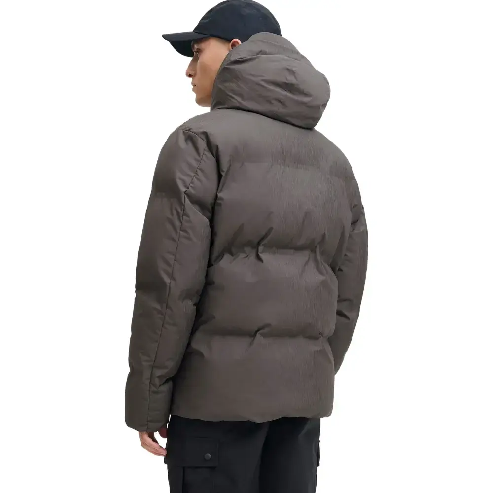Jack & Jones 12303807 Jwhfusion Technical Puffer Ceket Koyu Gri - 3
