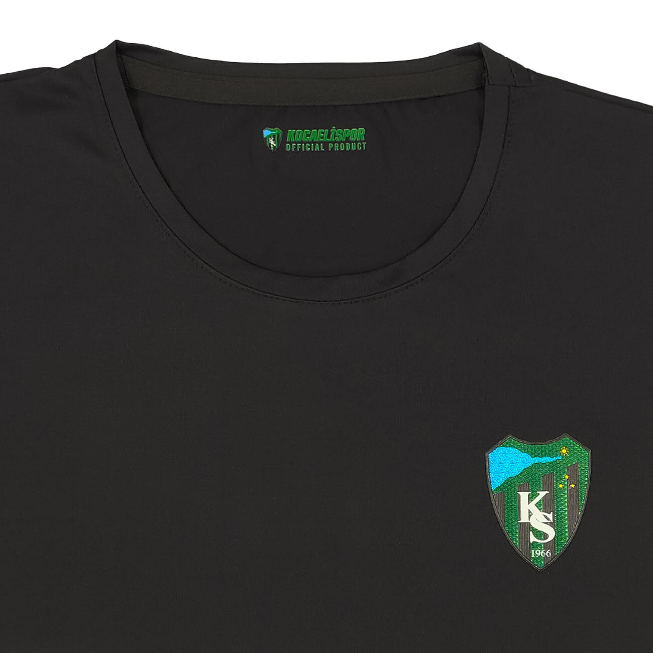 Kocaelispor 170526 Lisanslı Climacool Sıfır Yaka T-Shirt Siyah - 3