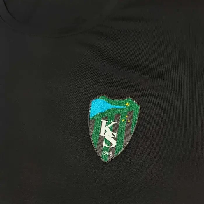 Kocaelispor 170526 Lisanslı Climacool Sıfır Yaka T-Shirt Siyah - 4