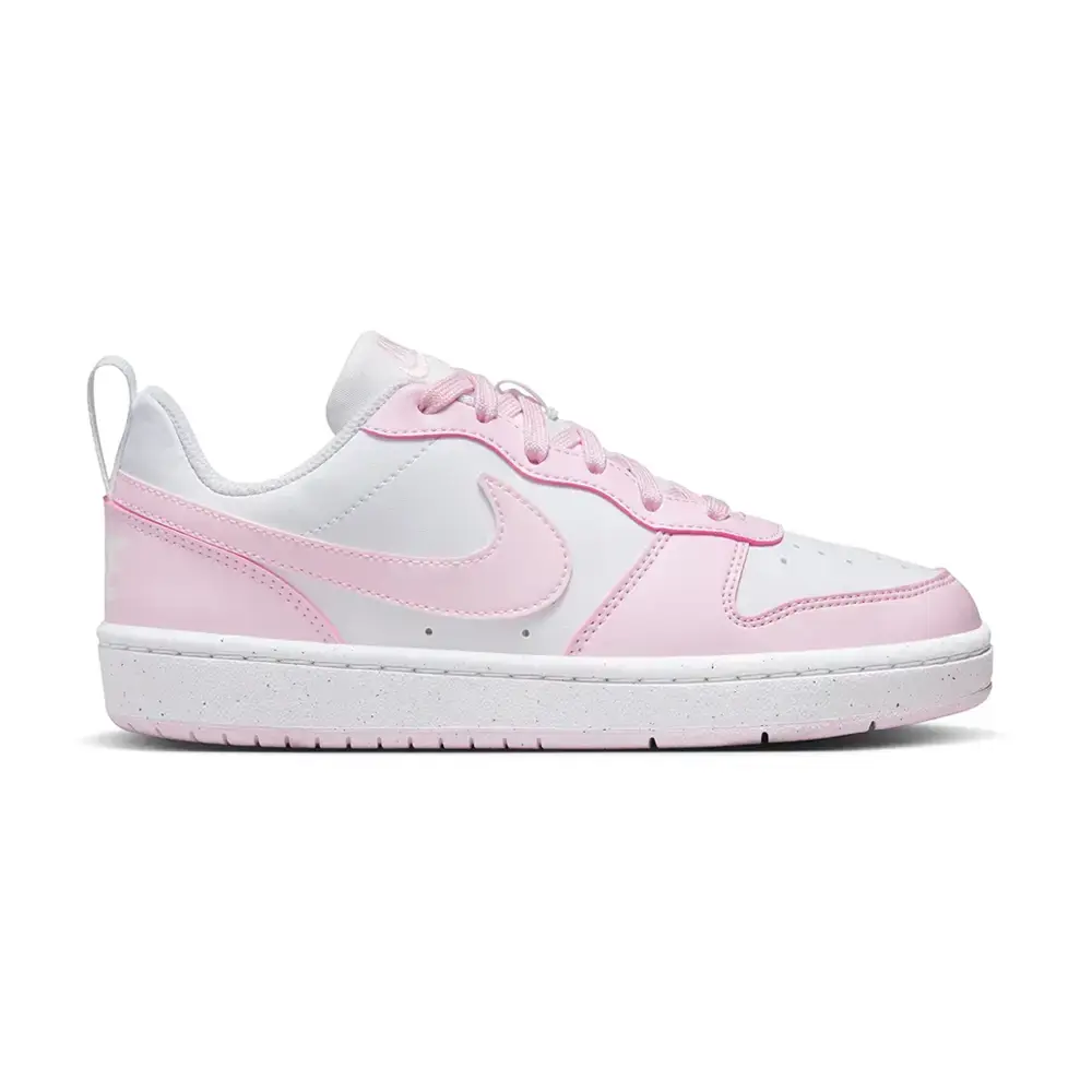 Nike DV5456 Court Borough Low Recraft (Gs) Spor Ayakkabı Beyaz-Pembe - 1