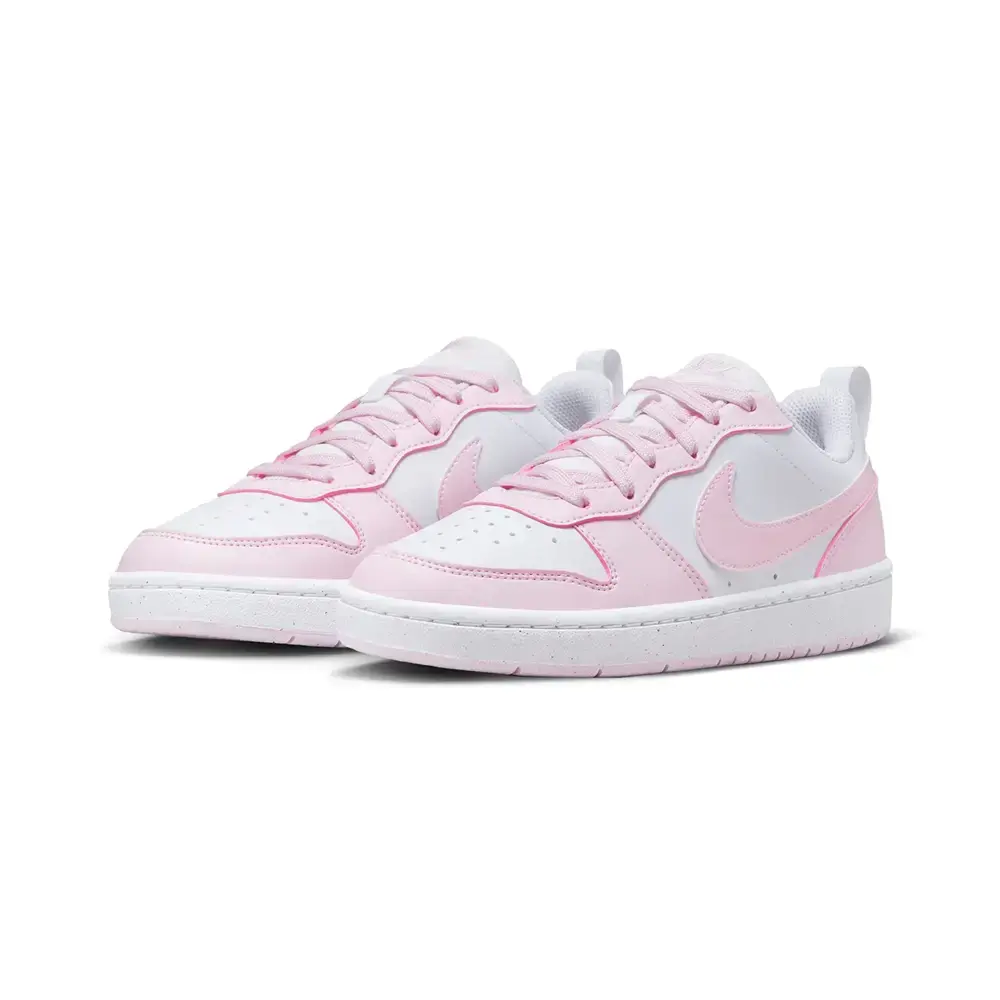 Nike DV5456 Court Borough Low Recraft (Gs) Spor Ayakkabı Beyaz-Pembe - 2