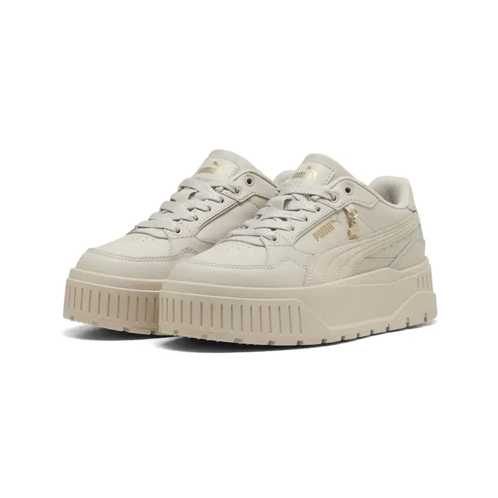 Puma 407731 Karmen II Idol Charm Jr Spor Ayakkabı Bej - 3
