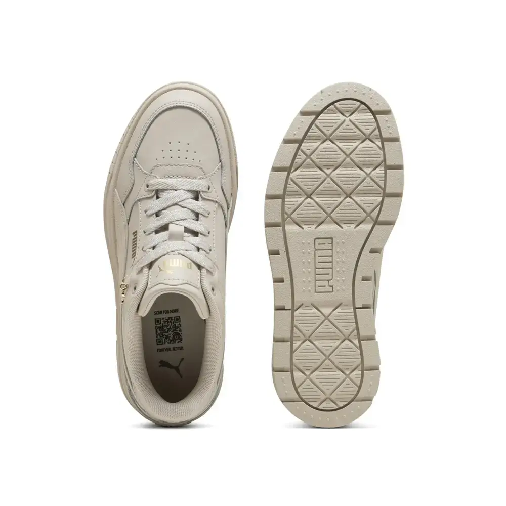 Puma 407731 Karmen II Idol Charm Jr Spor Ayakkabı Bej - 4