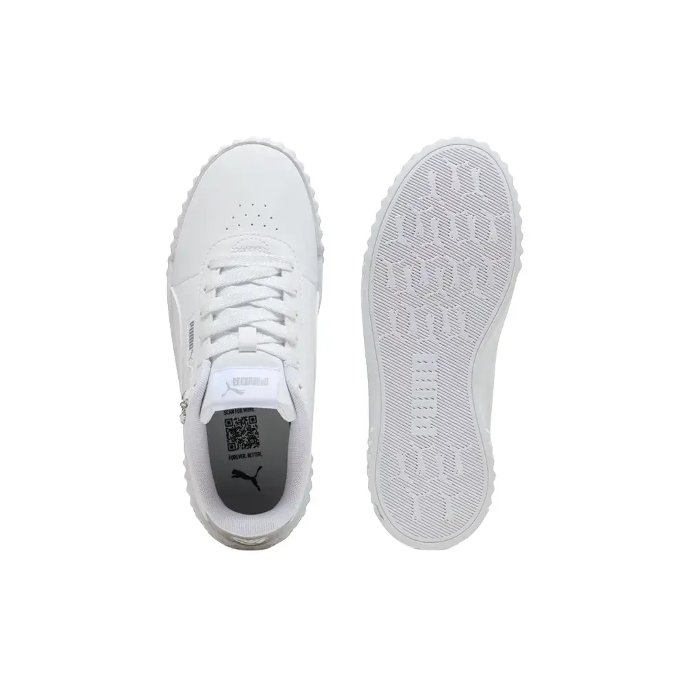 Puma 407733 Carina 3.0 Charm Jr Spor Ayakkabı Beyaz - 4