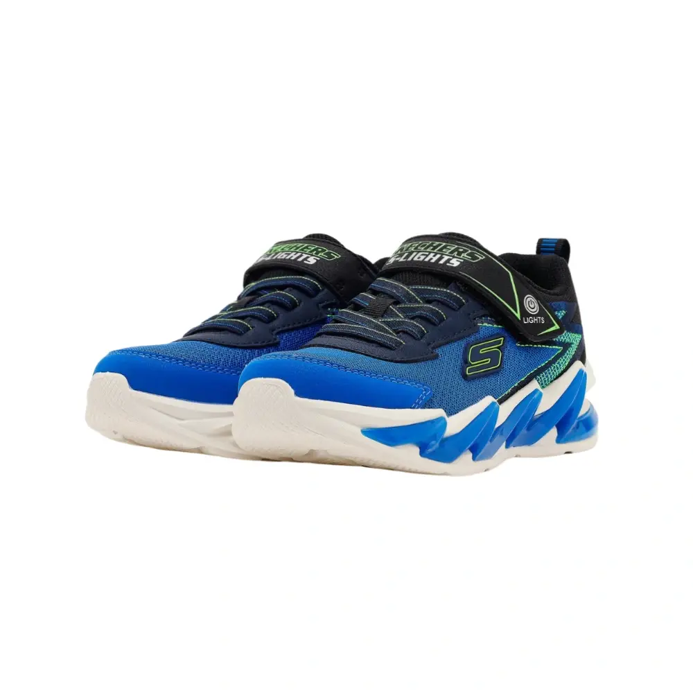 Skechers 400200L Light-Surge Spor Ayakkabı Siyah-Mavi - 2