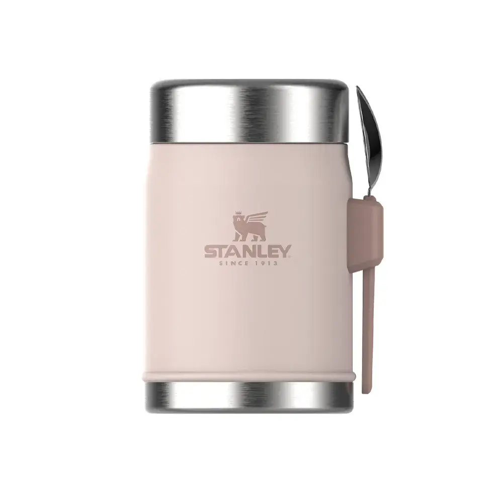 Stanley 09382 The Legendary Food Jar + Spork 0.4L Pudra Pembe - 1