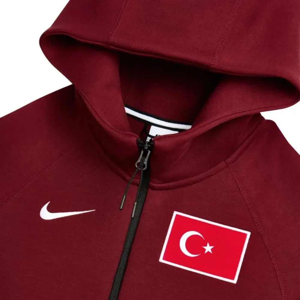 Türkiye Io8882 2026 Tech Fleece Windrunner Fz Sweatshirt Bordo - 3