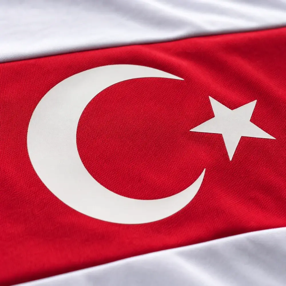 Türkiye Mc2026-2 Ay-Yıldızlı Retro Polo Yaka Çocuk Tişört Beyaz - 4