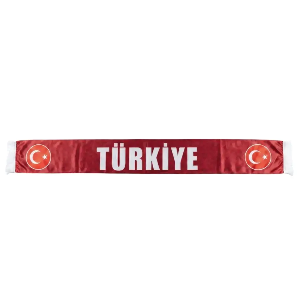Türkiye Tff2025 Şal Atkı Türkiye Desen - 1