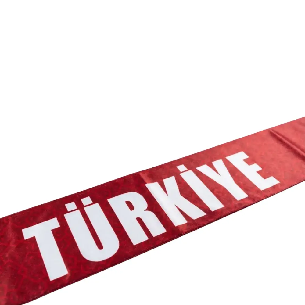 Türkiye Tff2025 Şal Atkı Türkiye Desen - 2